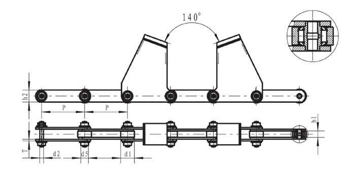 Conveyor Chain for Steel Coils